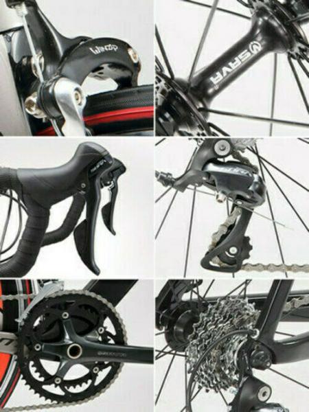 Carbon Rennrad SAVA Kohlefaser Rennrad SHIMANO 3000 18-Gang-Kettenschaltun